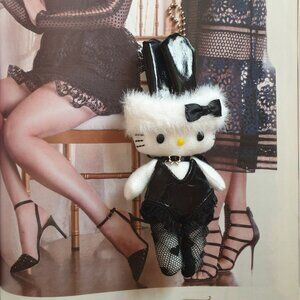 Hello Kitty Plush Fashion Key Chain Keyring Handbag Charm Women Accessory Gift